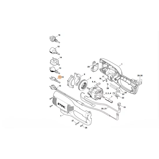 STIHL  Przewód przyłączeniowy CH,I 6440 440 2002